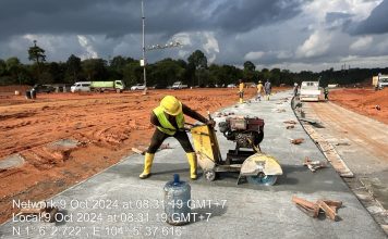 Progres Mencapai 76 Persen, Bundaran Punggur Akan Selesai Desember 2024
