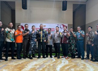 Hadiri Rapat Forkopimda, Danlanal Tarempa Sampaikan Beberapa Atensi