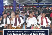 Dukungan Urang Minang Tanjungpinang Jadi Energi Dahsyat Rudi-Rafiq Majukan Kepri Baru