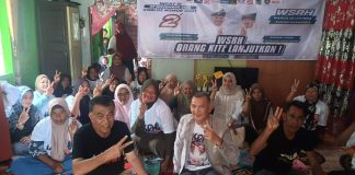 Semakin Menyala, Terus Rapatkan Barisan Menangkan 02 Tim WS-RH Kampanye di Bunguran Selatan