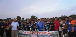 Husni Merza Ucapkan Selamat PS Teluk Rimba Juarai Turnamen Camat Cup I 2024 Kecamatan Koto Gasib