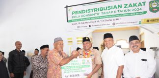 Alfedri : Pemerintah Kabupaten Siak Angkat Derajat Masyarakat Dengan Zakat