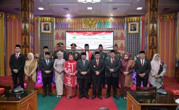 Hadiri Pengambilan Sumpah Janji Pimpinan DPRD, Pjs Bupati Bengkalis Berikan Ucapan Selamat dan Ajak Perkuat Sinergi