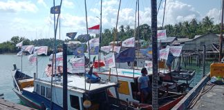 Subi Menyala, Kapal Nelayan Siap Sambut Paslon WS-RH