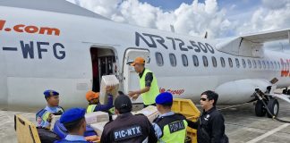 Personel Lanud Raden Sadjad Kawal Ketat Logistik Pemilu Natuna 2024