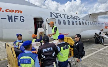 Personel Lanud Raden Sadjad Kawal Ketat Logistik Pemilu Natuna 2024