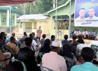 Do’a Keselamatan dan Keberkahan Pembuka Kampanye Nizar-Novrizal di Desa Mamut
