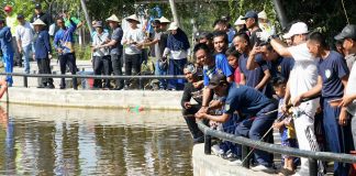 Serunya Event Mancing Mania BP Batam di Taman Rusa