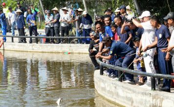 Serunya Event Mancing Mania BP Batam di Taman Rusa