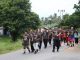 Kapolres Lingga dan Warga Gelar Jalan Santai Sambut Sumpah Pemuda