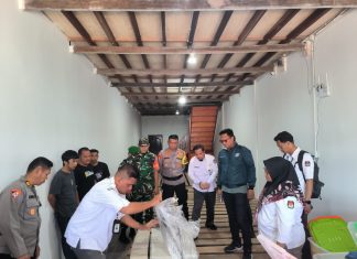 Surat Suara Gubernur dan Wakil Gubernur Pilkada Tahun 2024 Tiba di Tarempa, Polres Anambas Lakukan Pengawalan Ketat