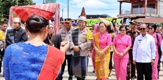 Kunjungan Kapolda Sumut di Tanoh Habonaron Do Bona Disambut Plt. Bupati Simalungun