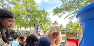 Jalasenastri Lanal Ranai Edukasi Anak PAUD Teratai tentang Kebersihan Diri