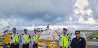 Lanud Raden Sadjad Amankan Kedatangan 2.076 lembar Sampul Biasa Pemilihan Pilgub dan Pilbup Tahun 2024