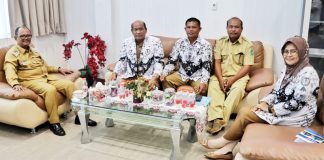 Jelang Peringatan HUT PGRI ke-79, Plt Bupati Simalungun Terima Audensi Panitia HUT PGRI