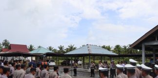Polres Natuna Gelar Apel Gabungan Pengamanan Debat Publik Pilkada 2024