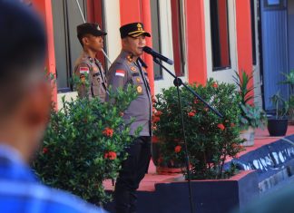 Mendukung Program Ketahanan Pangan Nasional, Polres Anambas Siapkan Lahan Untuk Pertanian