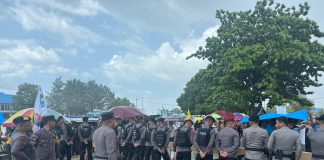 Debat Publik Pilkada Buton Tengah Diwarnai Kericuhan, Polres Buton Tengah Laksanakan Pengamanan Berlapis