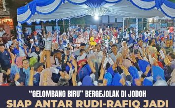 “Gelombang Biru” Bergejolak di Jodoh, Siap Antar Rudi-Rafiq jadi Gubernur Majukan Kepri