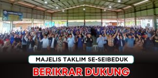 Gemuruh Majelis Taklim Se-Kecamatan Seibeduk Berikrar Dukung Rudi-Rafiq Gubernur