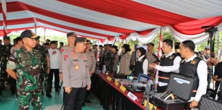Kapolri dan Panglima Cek Kesiapan Pengamanan Pilkada Serentak di Jawa Timur