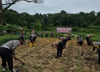 Polres Kepulauan Anambas Dukung Asta Cita Presiden Republik Indonesia di Bidang Ketahanan dan Swasembada Pangan