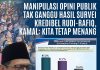 Manipulasi Opini Publik Tak Ganggu Hasil Survei Kredibel Rudi-Rafiq, Kamal: Kita Tetap Menang