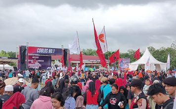 Ribuan Pendukung Paslon 01 KBS Padati Kampanye Akbar di Pinggir