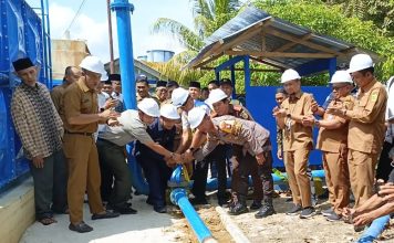 Optimalisasi Embung Gemuruh Diresmikan Bupati M Nizar, Distribusi Air Lingga Kini Lebih Maksimal