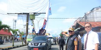 Pj Wali Kota Suprayitno Turun Langsung Ikuti Pembersihan APK pada Minggu Tenang