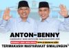 Petahana Tumbang Di Pilkada Simalungun, Anton- Benny Raih 52,23% Suara Diikuti RHS – AZI 47,77% Suara, Silverius Bangun : Terimakasih Masyarakat Simalungun
