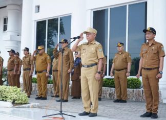 Bupati Asahan Pimpin Apel Gabungan Bulan Desember 2024