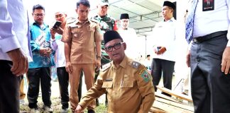 Di Peletakan Batu Pertama Masjid Al Barakah Iklas Beramal, Wakil Bupati Simalungun Dibangunnya Masjid Tidak Hanya Fisiknya Tetapi Meningkatkan Keimanan