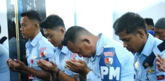 Lanud Raden Sadjad Gelar Doa Bersama Jelang Gladi Lapangan dan Latihan Fire Power Demo Angkasa Yudha 2024