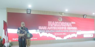 Sekretaris Daerah Kabupaten Asahan Ikuti Sosialisasi Anti Korupsi