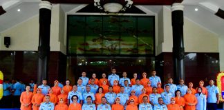 Danlanud dan Ketua PIA AG Cab.17/D.I Lanud RSA Natuna Hadiri Puncak HUT ke-68 PIA Ardhya Garini