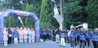 Semarak HUT Korpri Ke 53 Tahun, DPK Korpri Kabupaten Asahan Gerak Jalan Santai