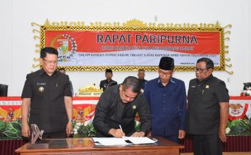 Raperda APBD Tubaba TA 2025 Disahkan