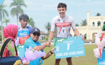 Bernard Benyamin Van Aert Raih Dua Gelar Juara dan Jersey Hijau di Tour de Siak 2024
