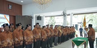 Pendopo Rumah Dinas Bupati Dijadikan Tempat Pelantikan Dan Pengesahan Pengurus PWRI Kecamatan se-Kabupaten Asahan Periode 2024-2029