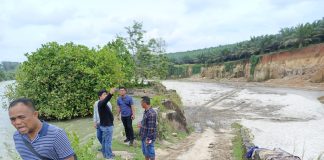 Sat Reskrim Polres Simalungun Lakukan Penyelidikan Tangkahan Batu Padas di Kebun PTPN IV