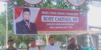 Robi Cahyadi Laksanakan Reses Perdana, Serap Aspirasi Masyarakat Siak