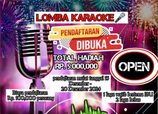 Lomba Karaoke Semarakkan Hari Ibu di Desa Tanjung Lipat