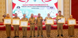 Pemprov Kepri Beri Penghargaan kepada Enam OPD atas Komitmen dalam Tindak Lanjut Pengawasan 2024