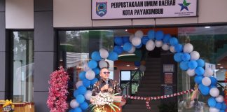 Pj Wali Kota Payakumbuh Resmikan Gedung Layanan Perpustakaan Umum Daerah