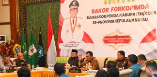 Gubernur Kepri Pimpin Rakor Forkopimda Bahas Kesiapan Natal dan Tahun Baru 2025