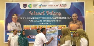Dinkes Luncurkan Program ILP di Seluruh UPT Puskesmas se Kota Payakumbuh