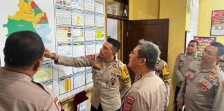 Polres Aceh Timur Menerima Kunjungan Tim Wasops Operasi Mantap Praja Seulawah 2024 Polda Aceh