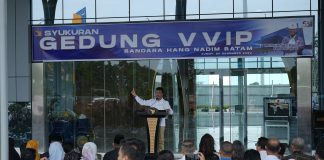 Kepala BP Batam Resmikan Revitalisasi dan Pengembangan Gedung VVIP Bandara Internasional Hang Nadim