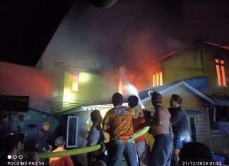 Kebakaran Hanguskan Rumah Warga di Desa Nyamuk, Anambas